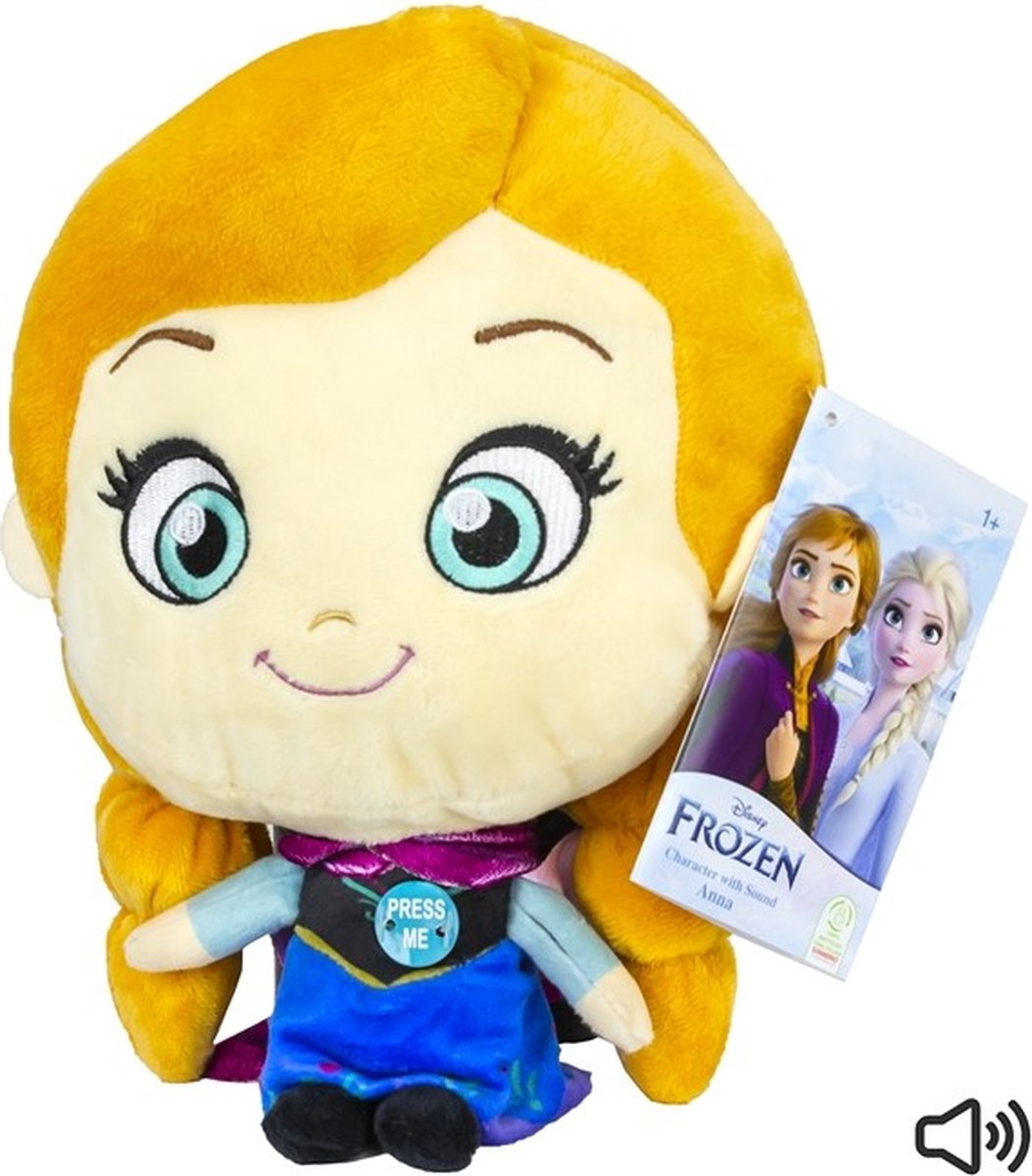   - Anna knuffel met geluid - 30 cm - Pluche -   Frozen knuffel