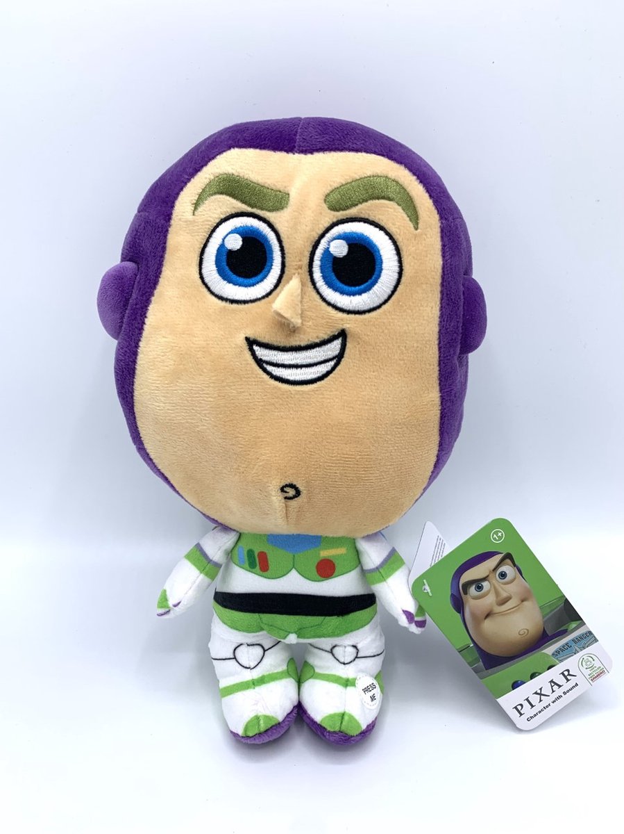   - Buzz Lightyear knuffel met geluid - 30 cm - Pluche - Toy Story knuffel