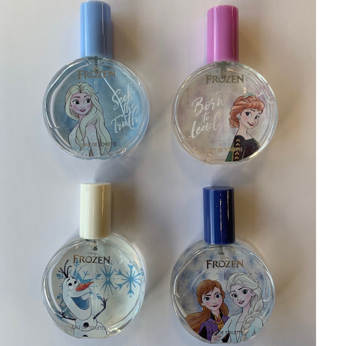 Disney - Frozen - Anna - Olaf - Anna en Elsa - Elsa - Eau de Toillette - Fragrance - Kinderparfum - Kinder Parfum - spray - 30 ML - Set van 4