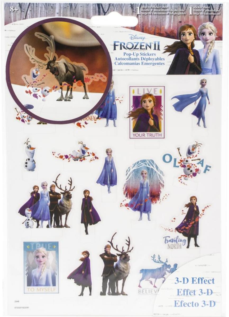   - Frozen 2 - Pop Up Stickers met 3D effect - 16 stickers