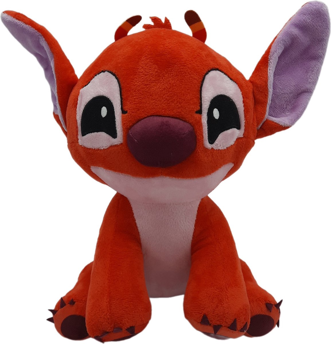   - Lilo en Stitch - Knuffel - Leroy - Rood - Pluche - 25 cm