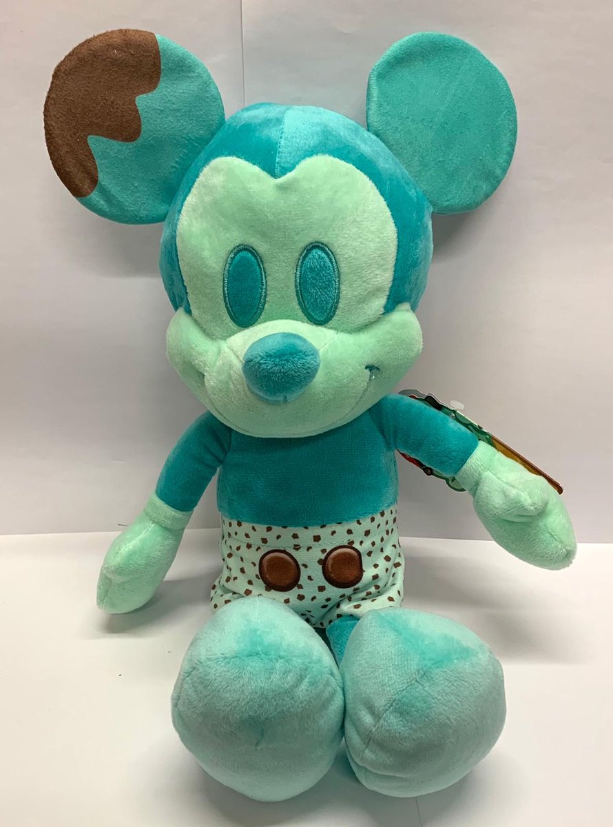 Disney - Mickey Mouse knuffel - 40 cm - Mintgroen - Pluche