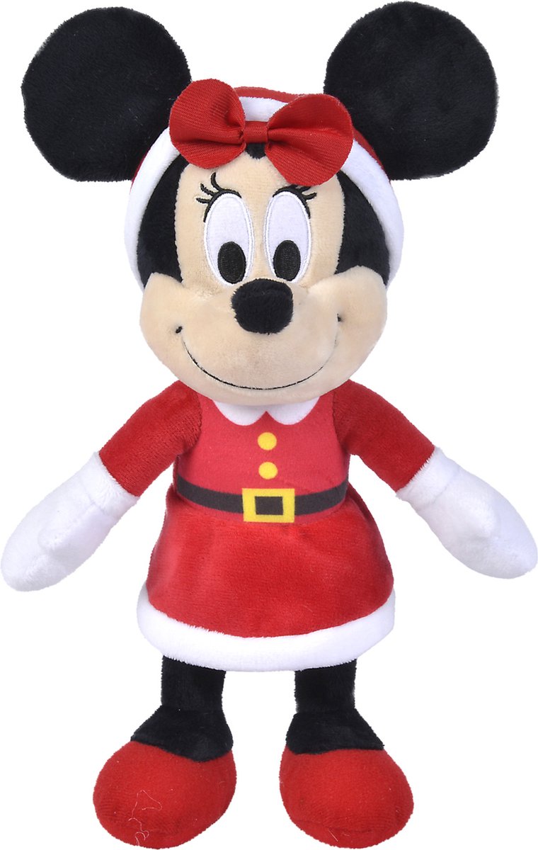   - Minnie in Kerstmis pak (25cm) - Knuffel - Pluche