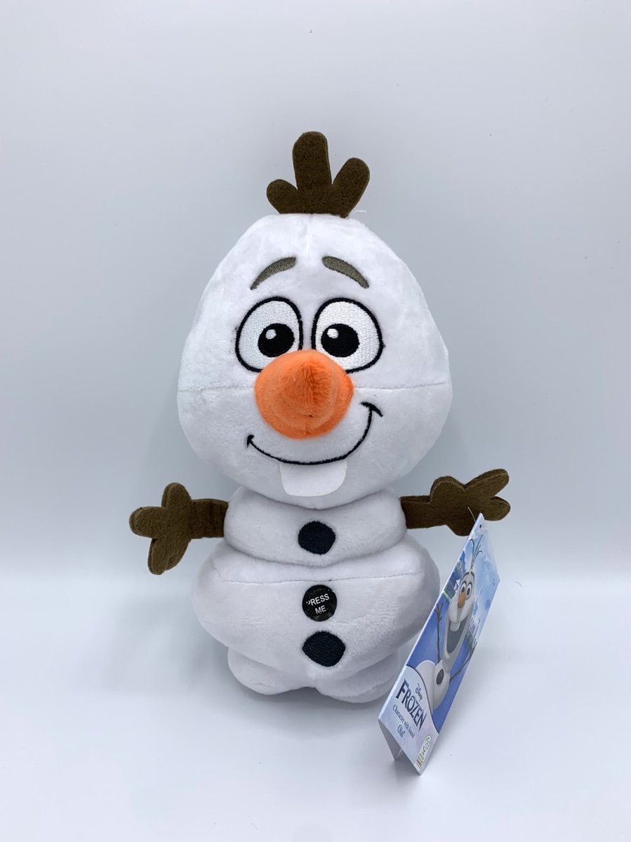   - Olaf knuffel met geluid - 30 cm - Pluche - Frozen knuffel