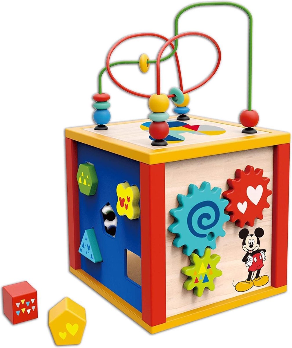   Activiteitencubus Mickey Mouse Junior 20,7 Cm Hout