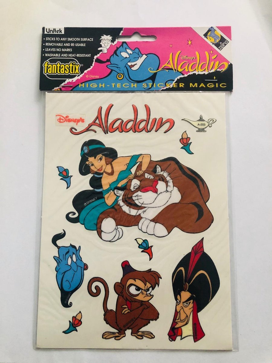   Aladdin  high-tech sticker magic