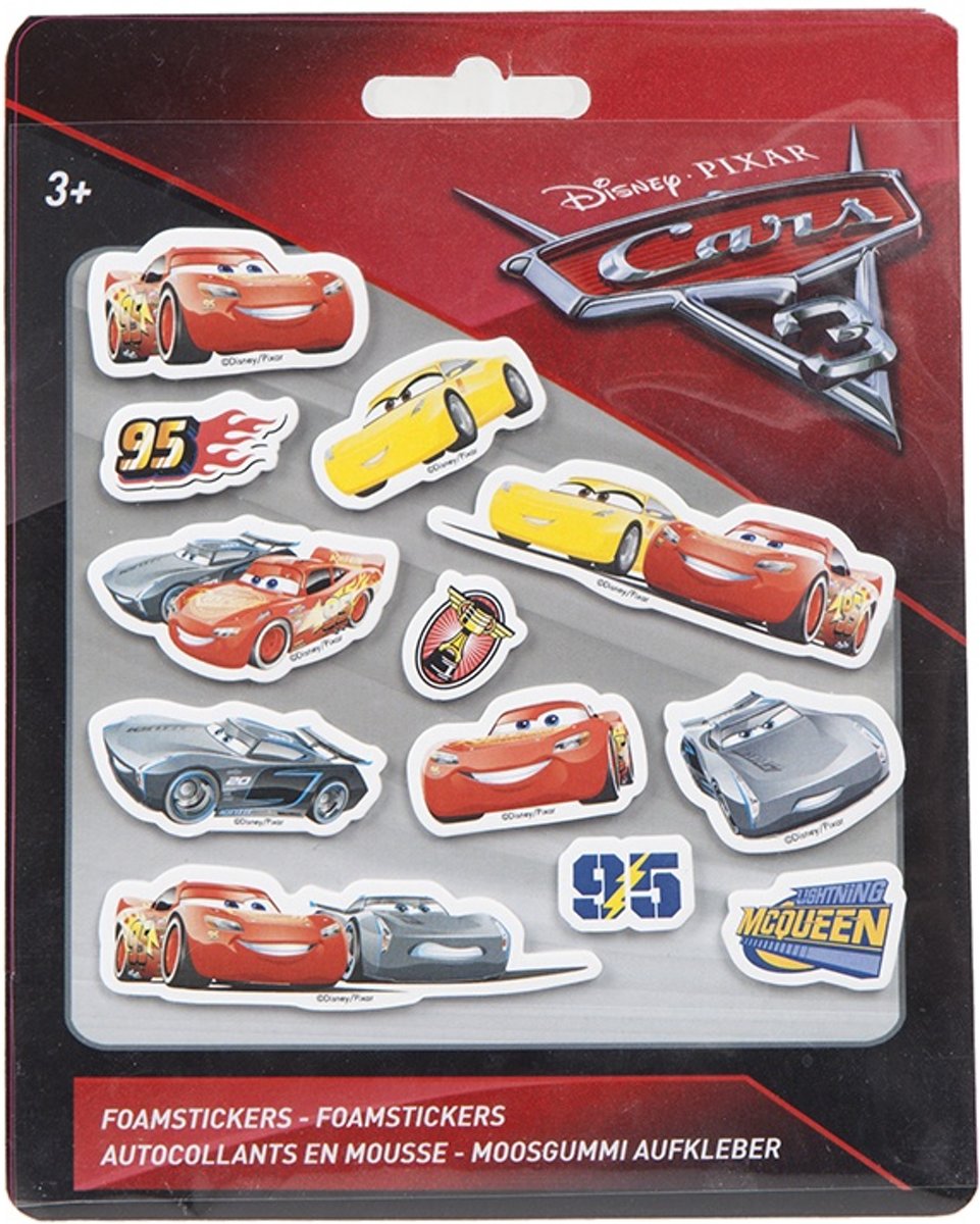   Cars 3 Foamstickers Small