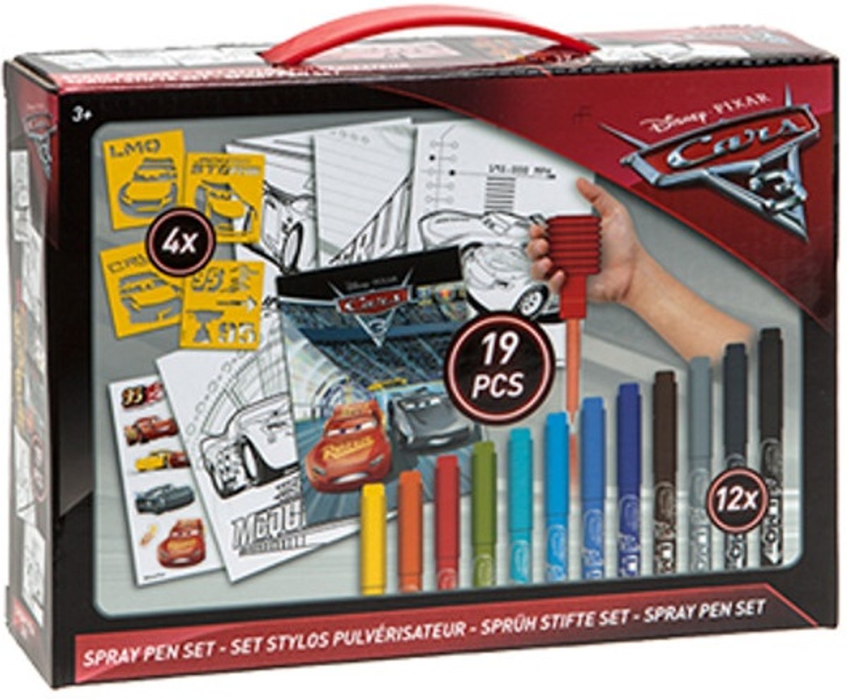 Disney Cars 3 Spraypen Set 19-delig