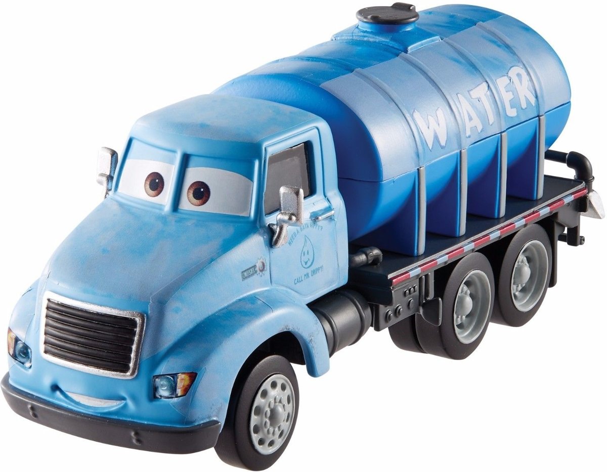 Disney Cars 3 Vrachtwagen Mr. Drippy 11 Cm Blauw