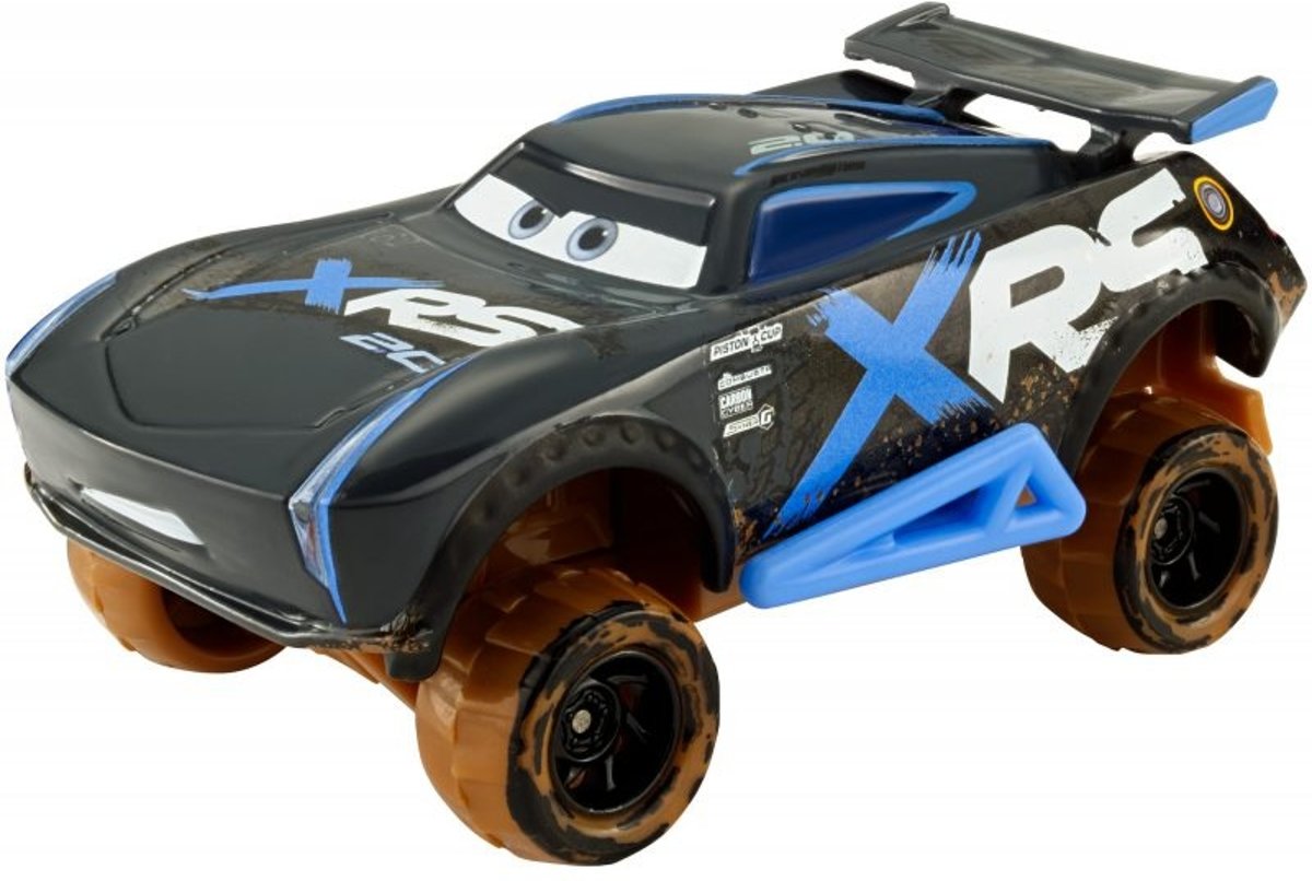 Disney Cars Mud Racing Jackson Storm Jongens 7,5 Cm Zwart