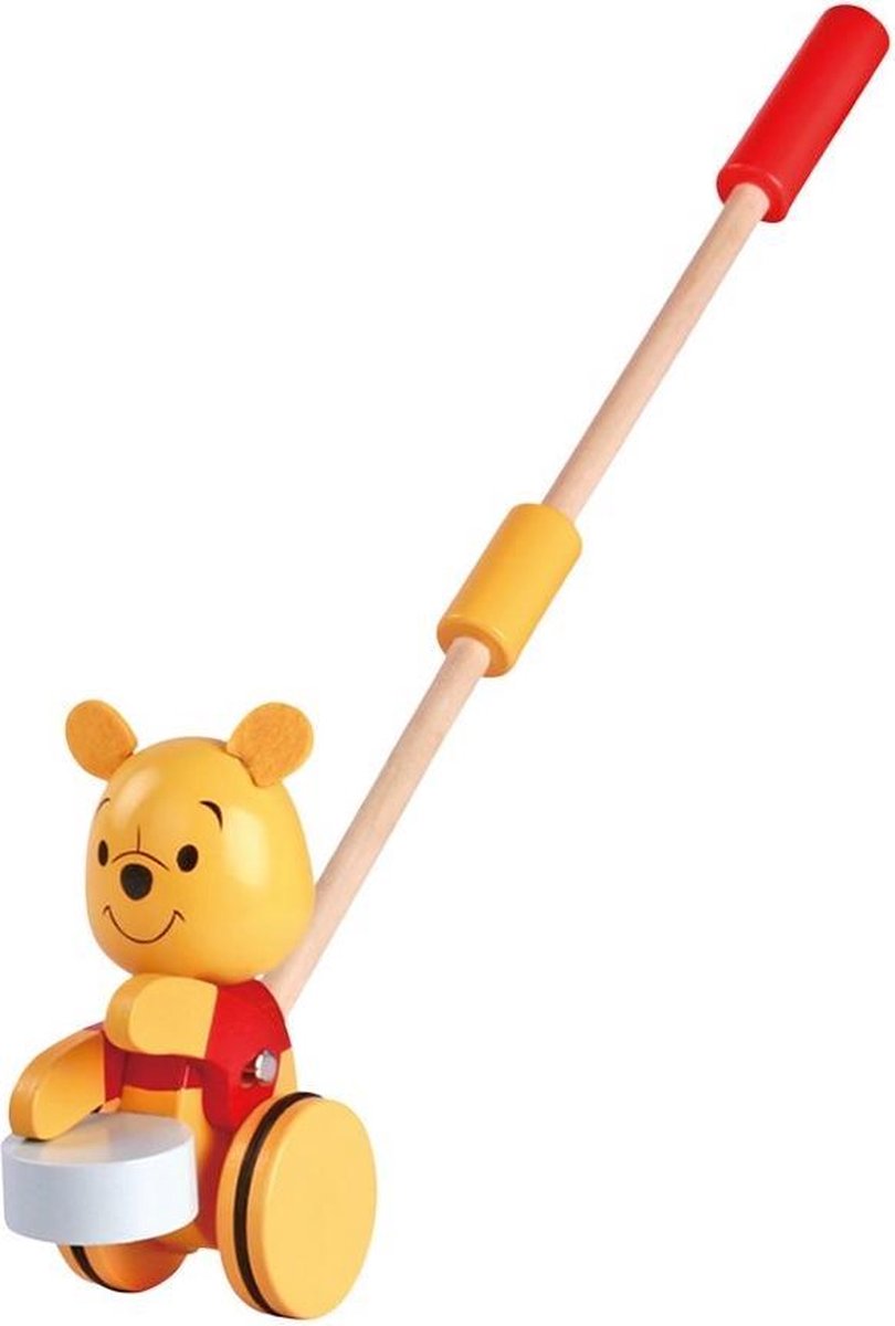   Duwstok Winnie The Pooh Junior 49 Cm Naturel/rood/geel