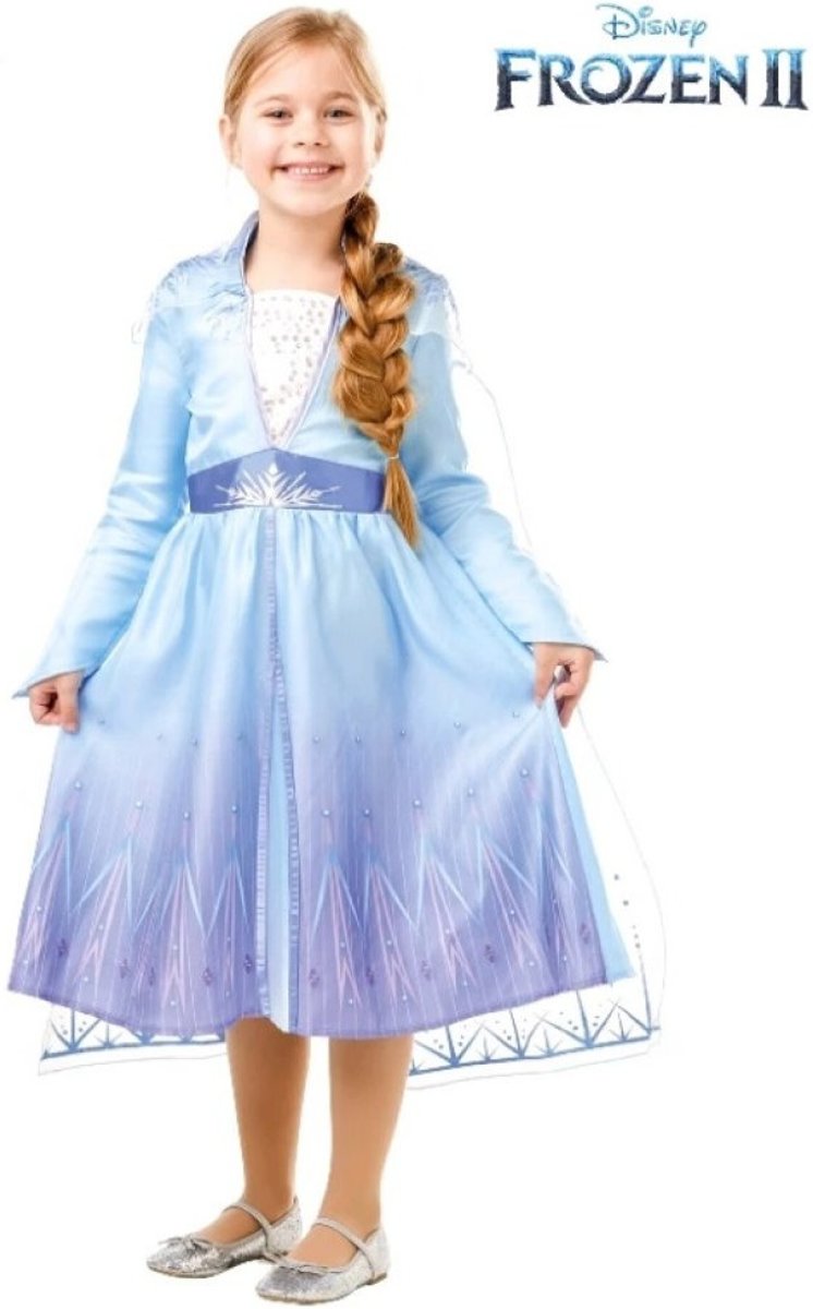   FROZEN II Elsa kleedje - verkleedkleedje. 7/8 jaar.