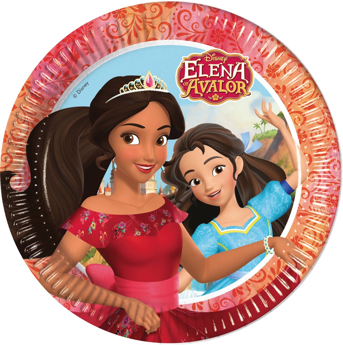 Disney Feestborden Elena Of Avalor 23 Cm 8 Stuks