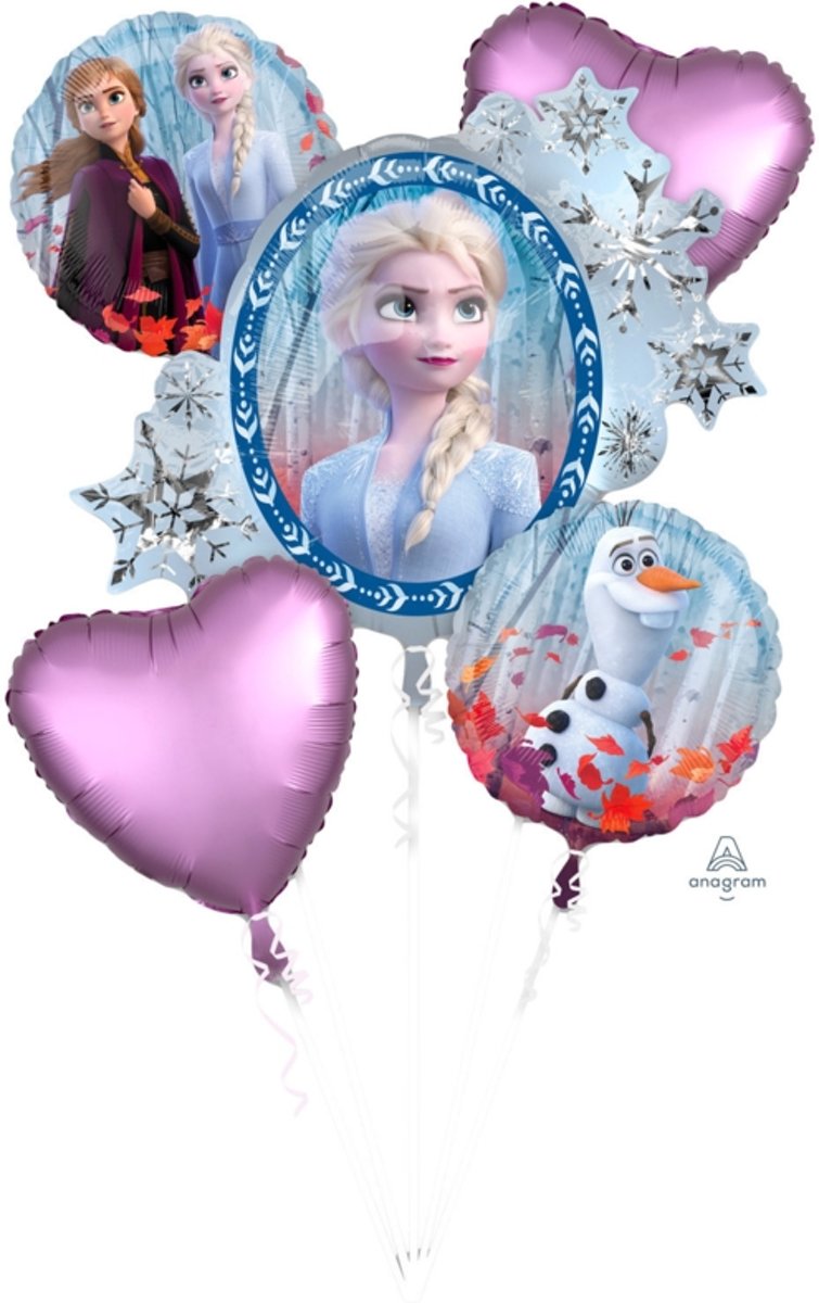   Frozen 2 folieballonnen boeket 5-delig