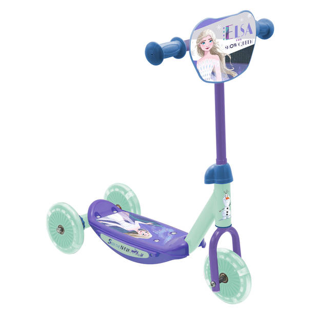 Disney Frozen 3-wiel kinderstep meisjes paars/lichtblauw