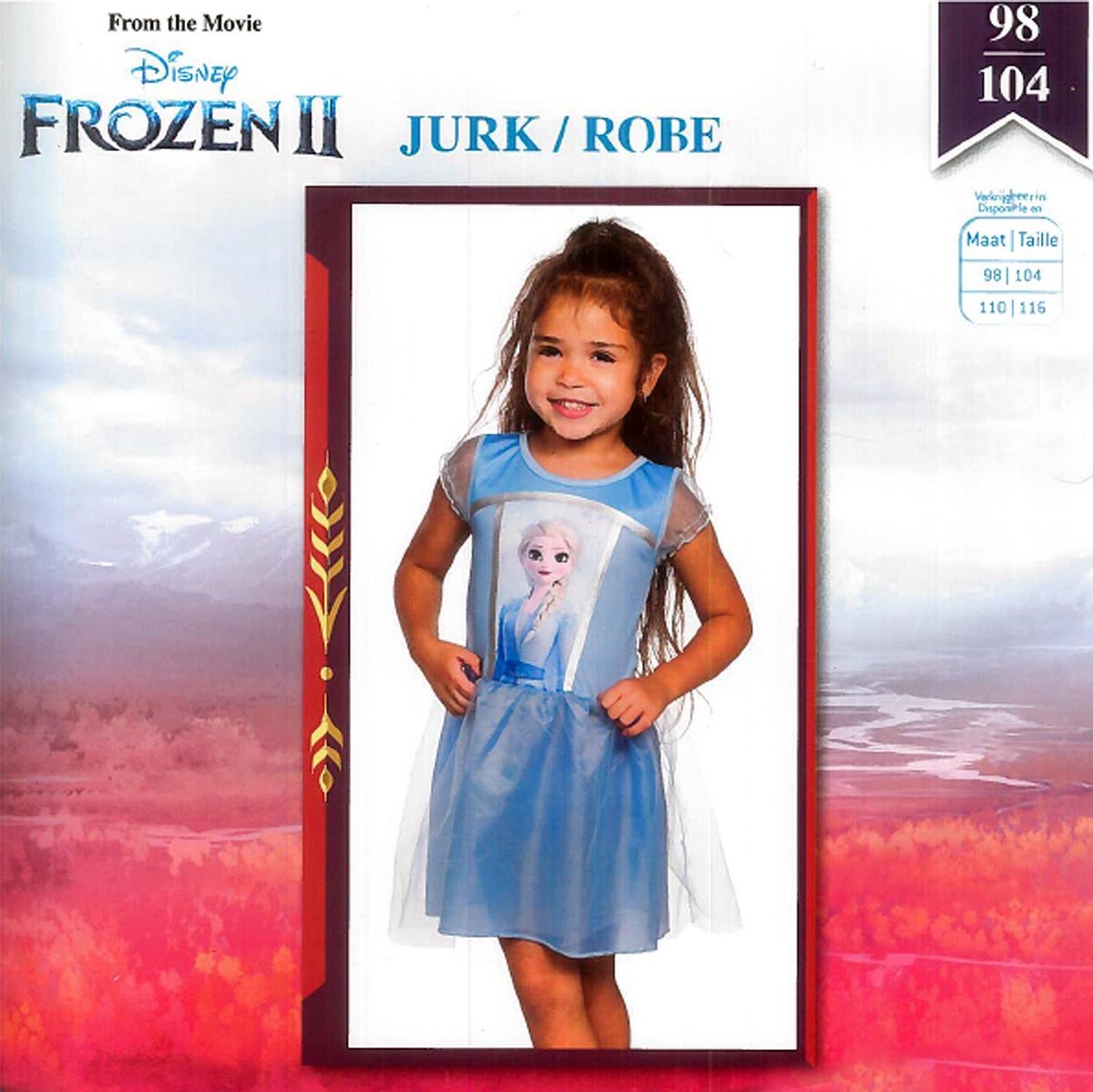 Disney Frozen Elsa Jurk - Maat 98-104