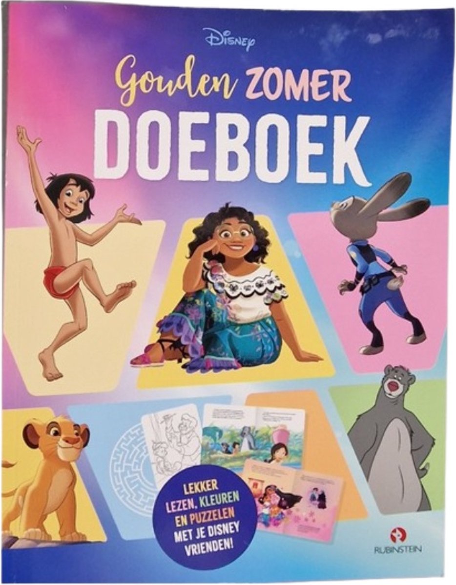   Gouden Zomer doeboek - Tekenen - Zoeken - Activiteitenboek voor kinderen