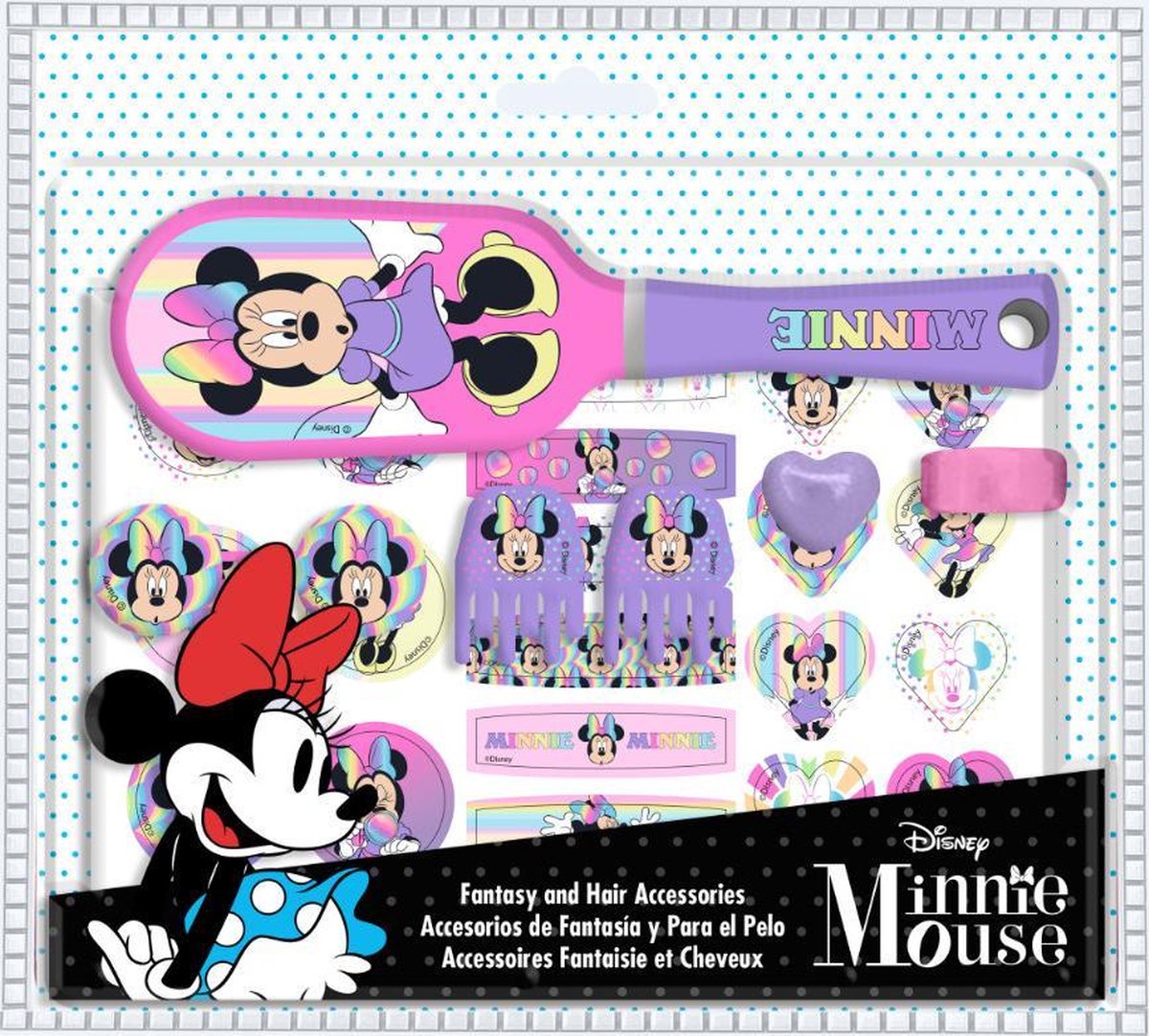 Disney Haaraccessoires Minnie Mouse Paars/roze 25-delig