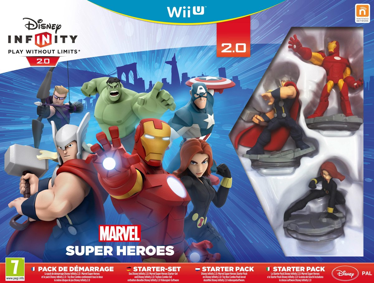 Disney Infinity 2.0 Marvel Super Heroes Starter Pack - Nintendo Wii U