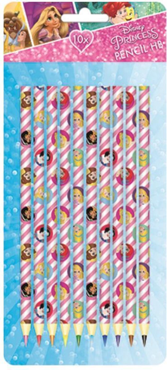 Disney Kleurpotloden Princess Junior 24,5 Cm Hout 10 Stuks