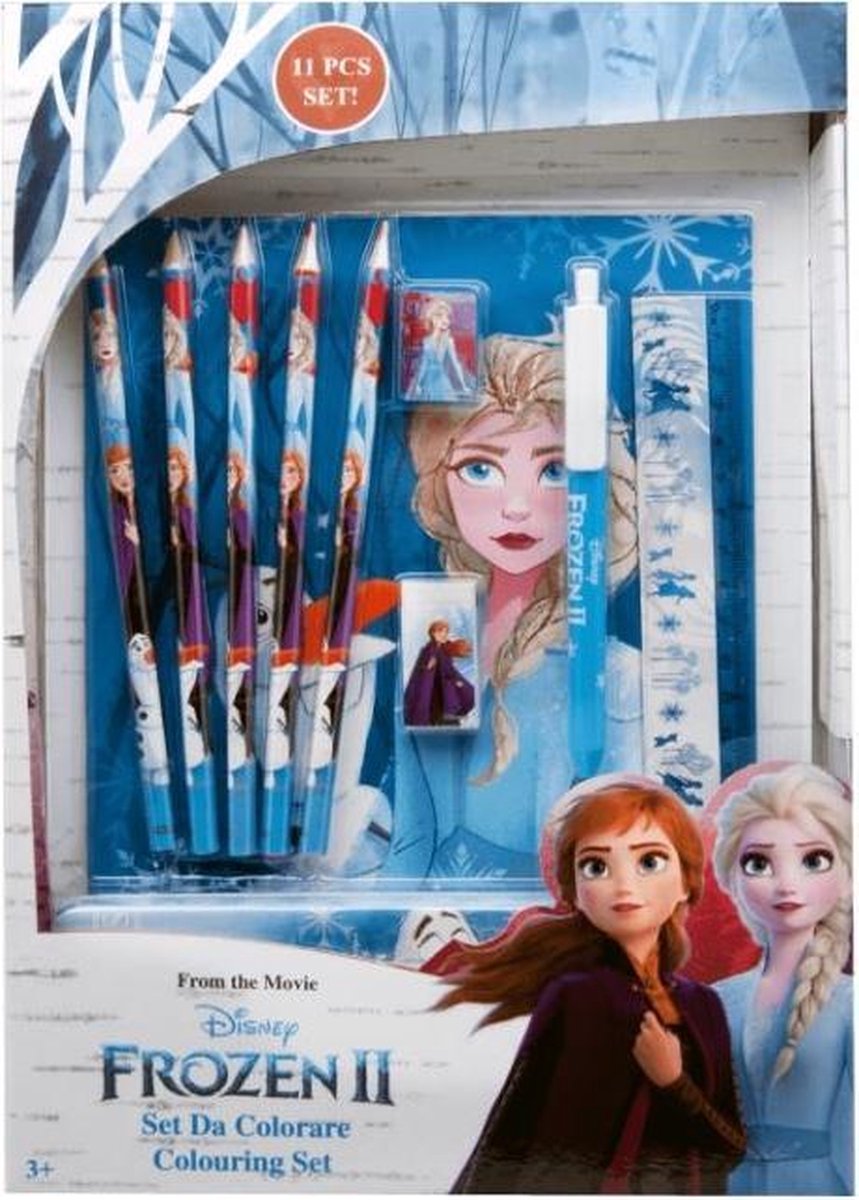 Disney Kleurset Frozen Ii Junior 22,5 X 32 Cm Papier 11-delig