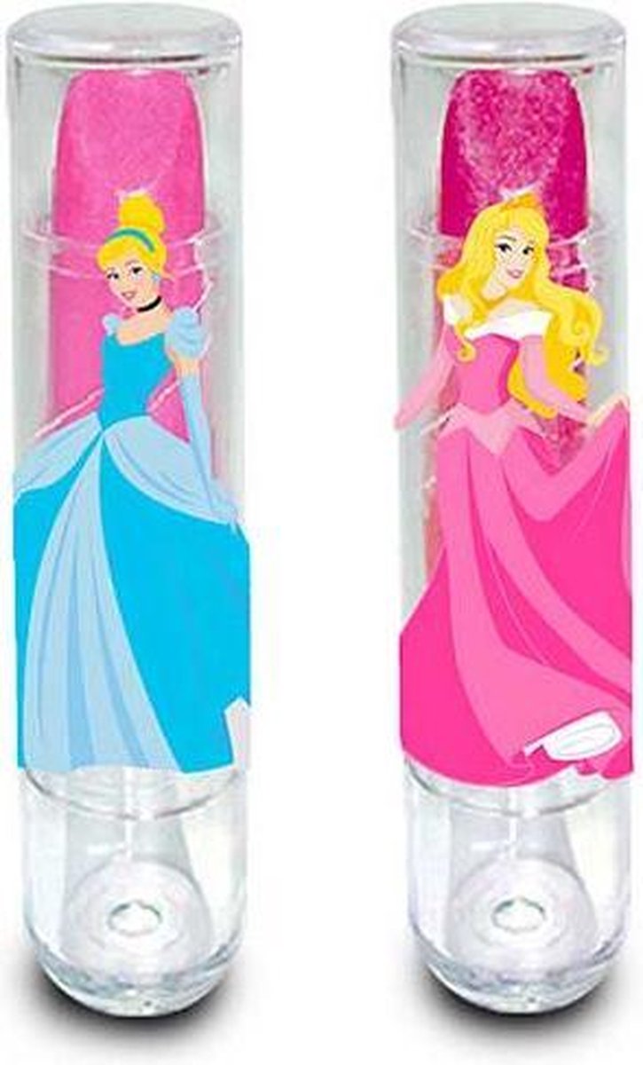 Disney Lippenstift Princess Meisjes 9 Cm Roze 2-delig