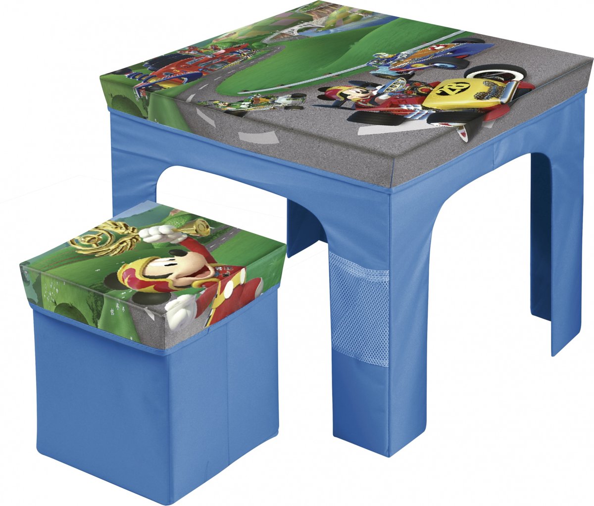 Disney Mickey Mouse Opvouwbare Tafel En Stoelen Blauw