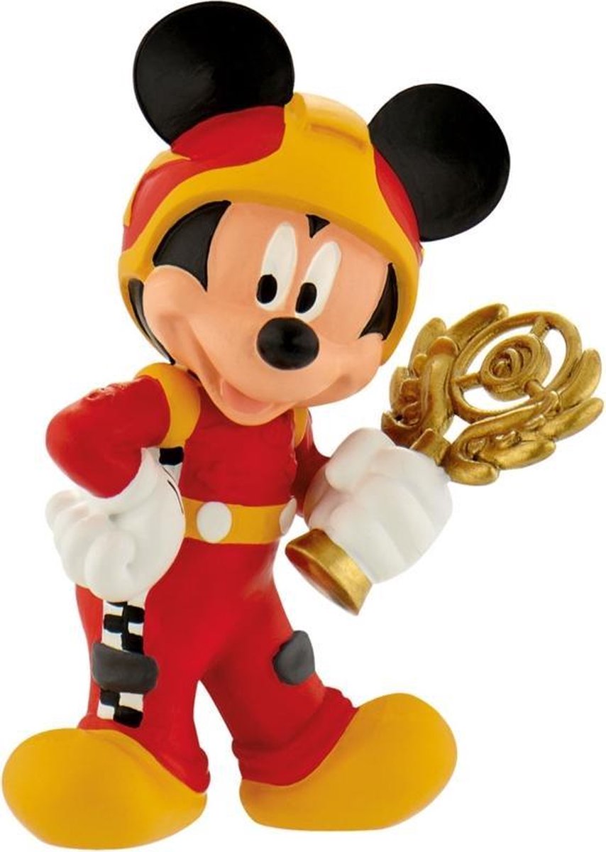   Mickey Mouse Roadster Racers taart topper decoratie 7 cm.