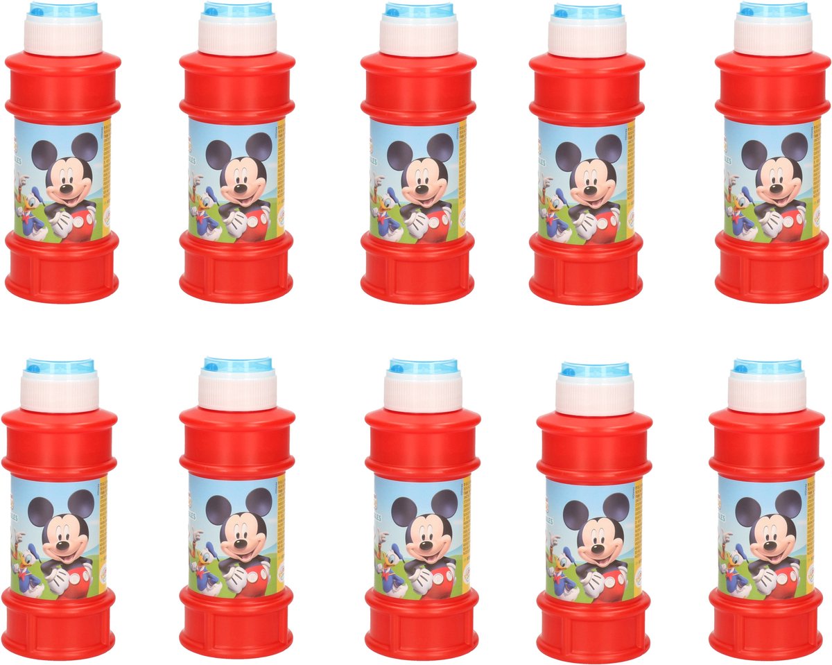   Mickey Mouse bellenblaas - 10x - met spelletje - 175 ml - voor kinderen