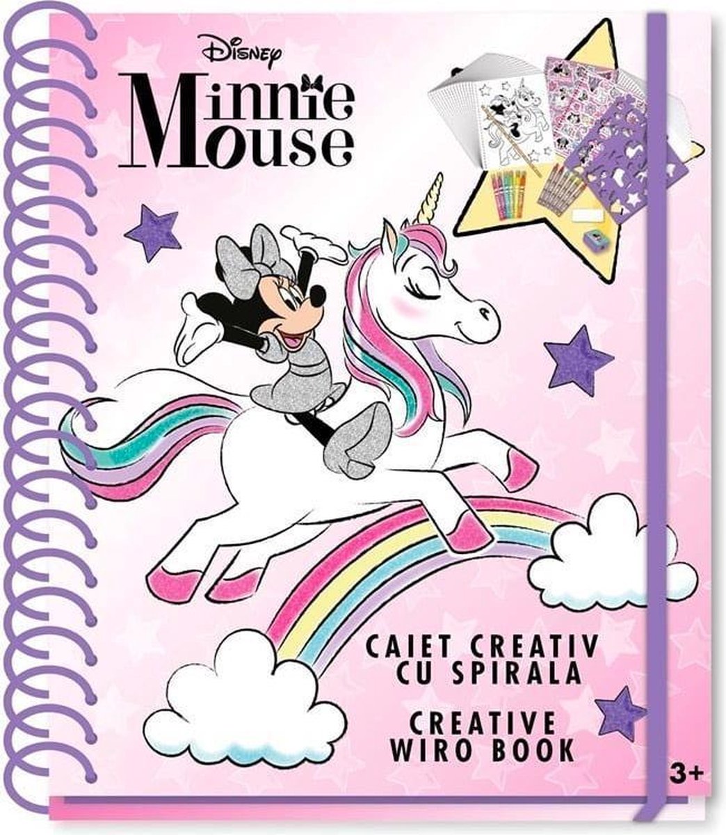   Minnie Mouse 16-Delige Kleurboek En Tekenset