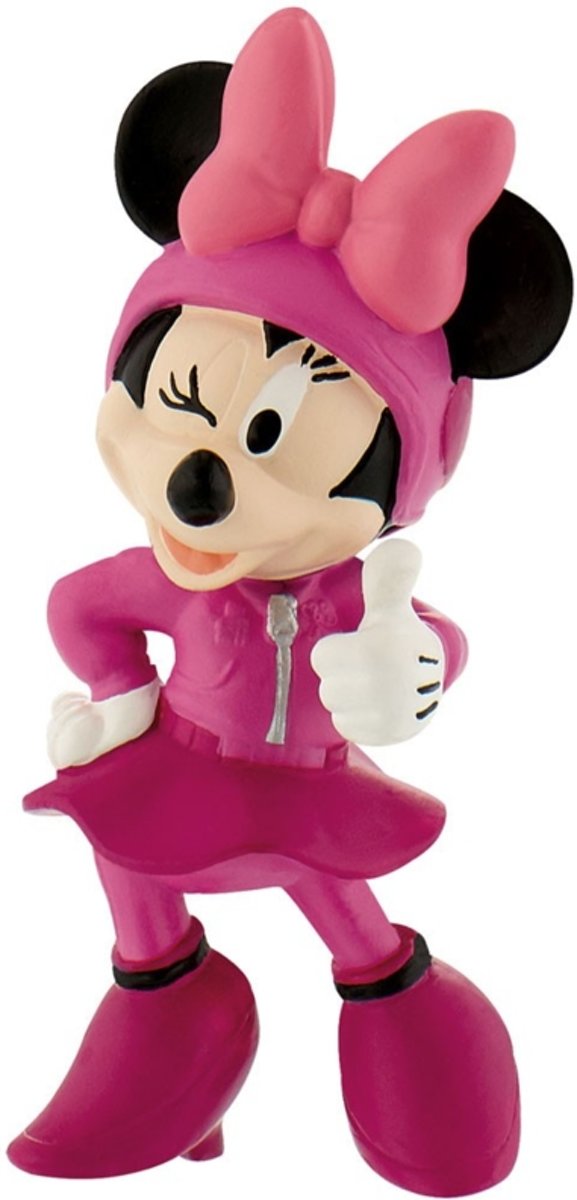   Minnie Mouse Roadster Racers taart decoratie 7 cm.