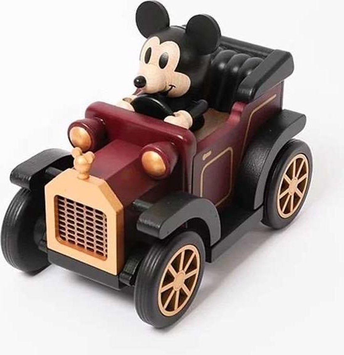 Disney Muziekdoos Mickey & Klassieke Auto Wooderful Life 15 Cm