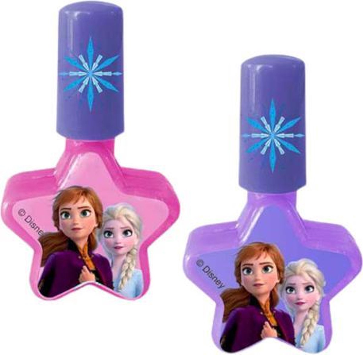 Disney Nagellak Frozen Meisjes Roze/paars 2-delig