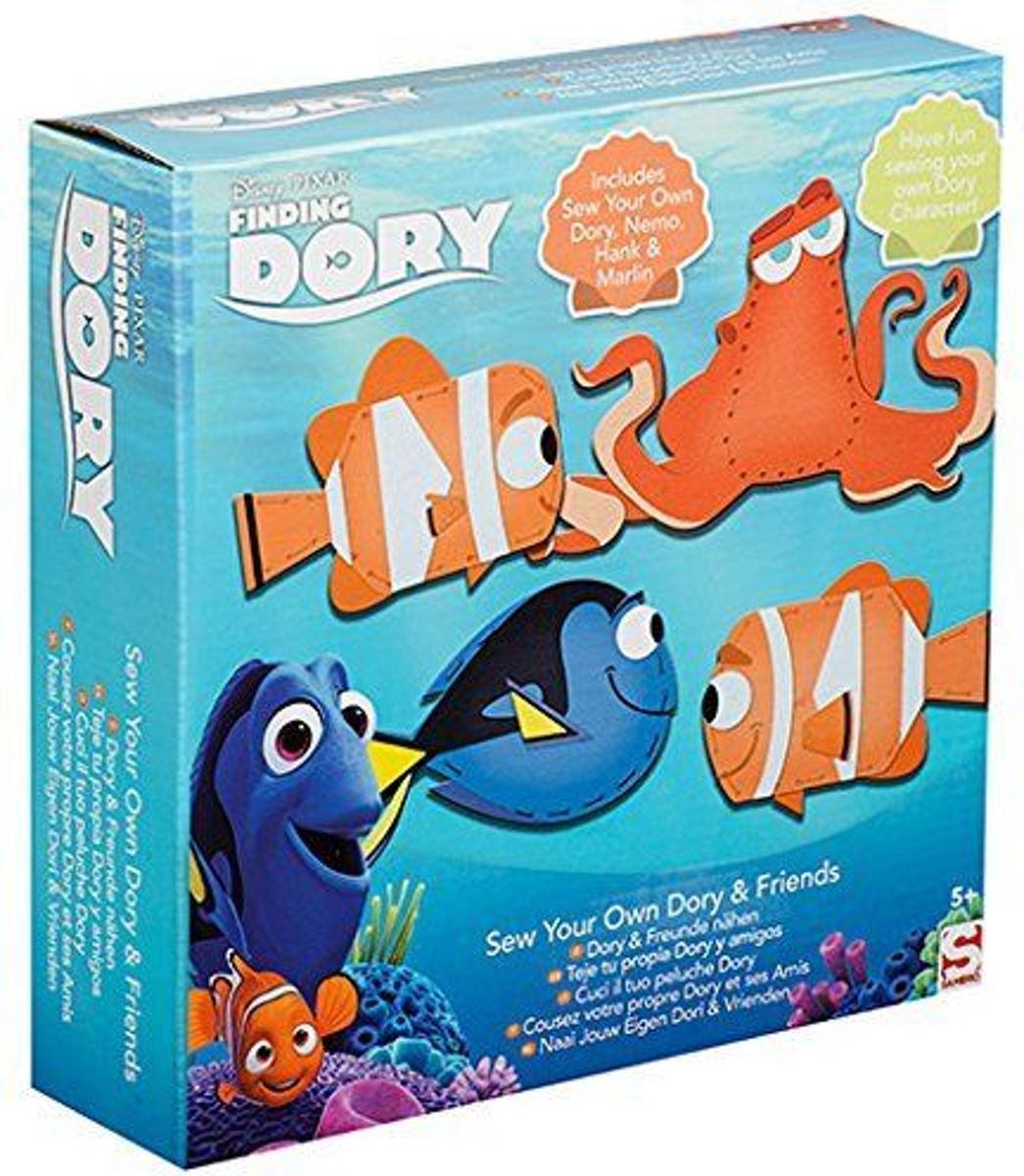   Pixar Finding Dory Naai je eigen Dory en vrienden naai kit