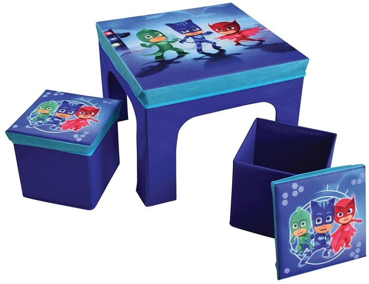 Disney Pj Masks Opvouwbare Tafel Met Stoelen Blauw