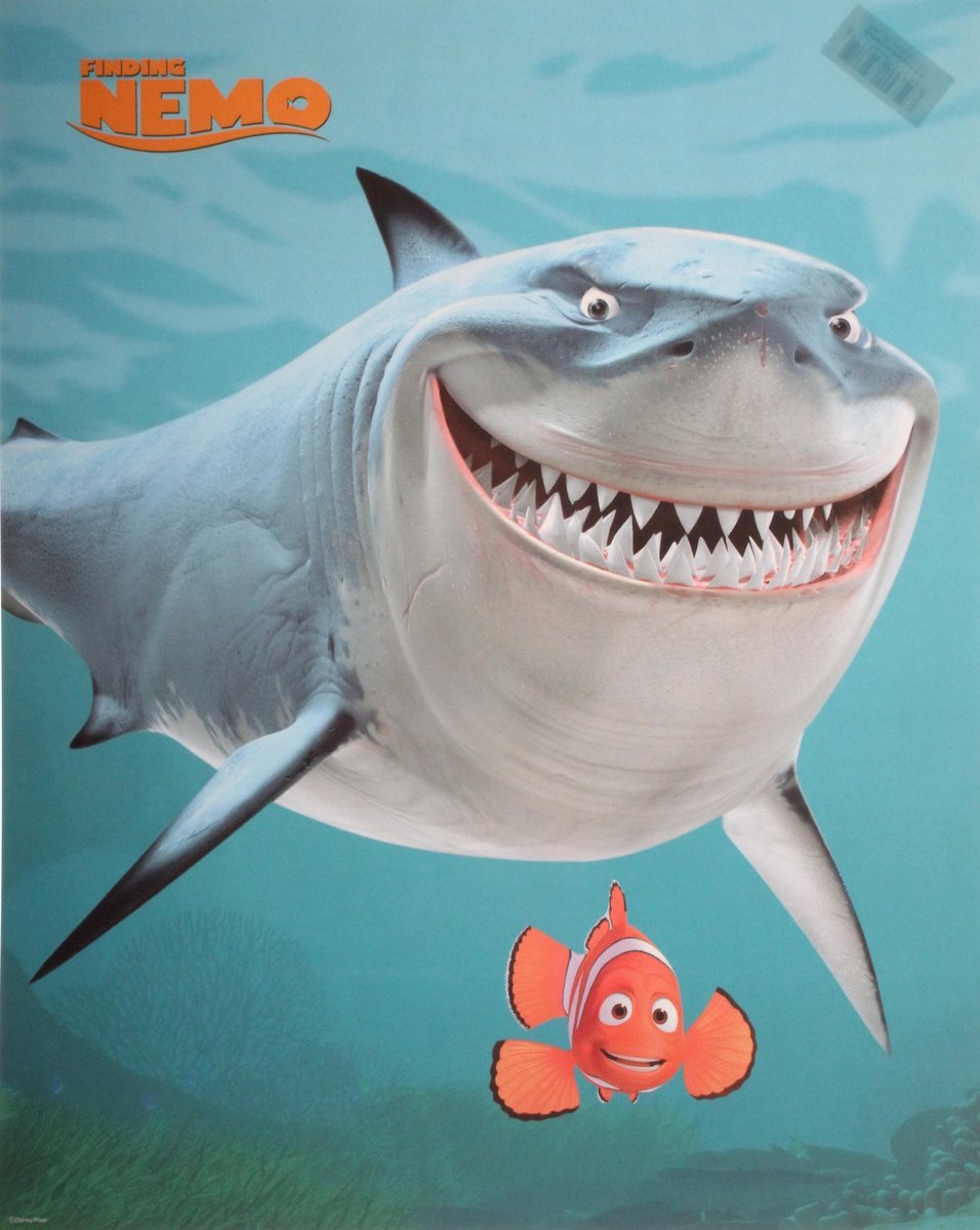 Disney Poster Finding Nemo Junior 50x40 Cm Blauw Papier