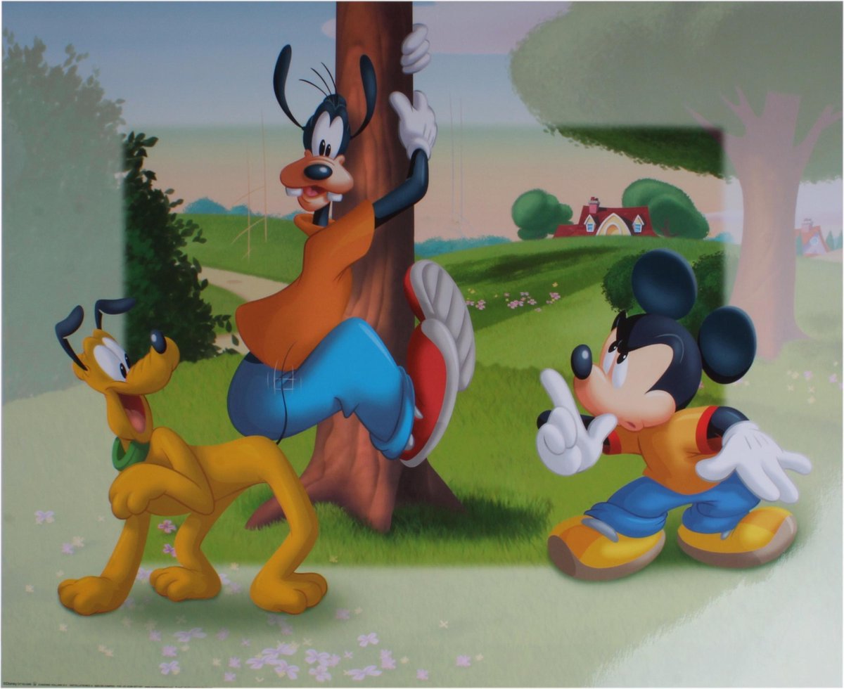 Disney Poster Mickey Roetsj Junior 50x40 Cm Papier