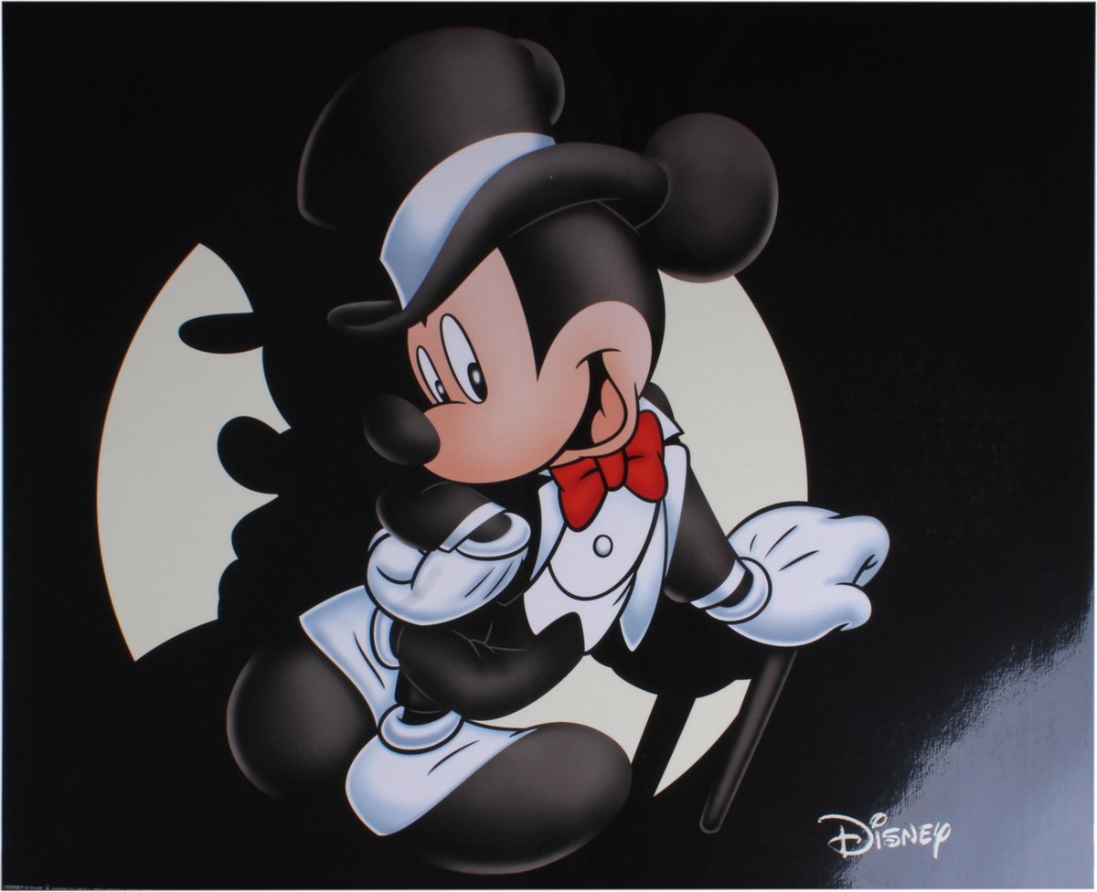 Disney Poster Mickey Spotlight Junior 50x40 Cm Papier