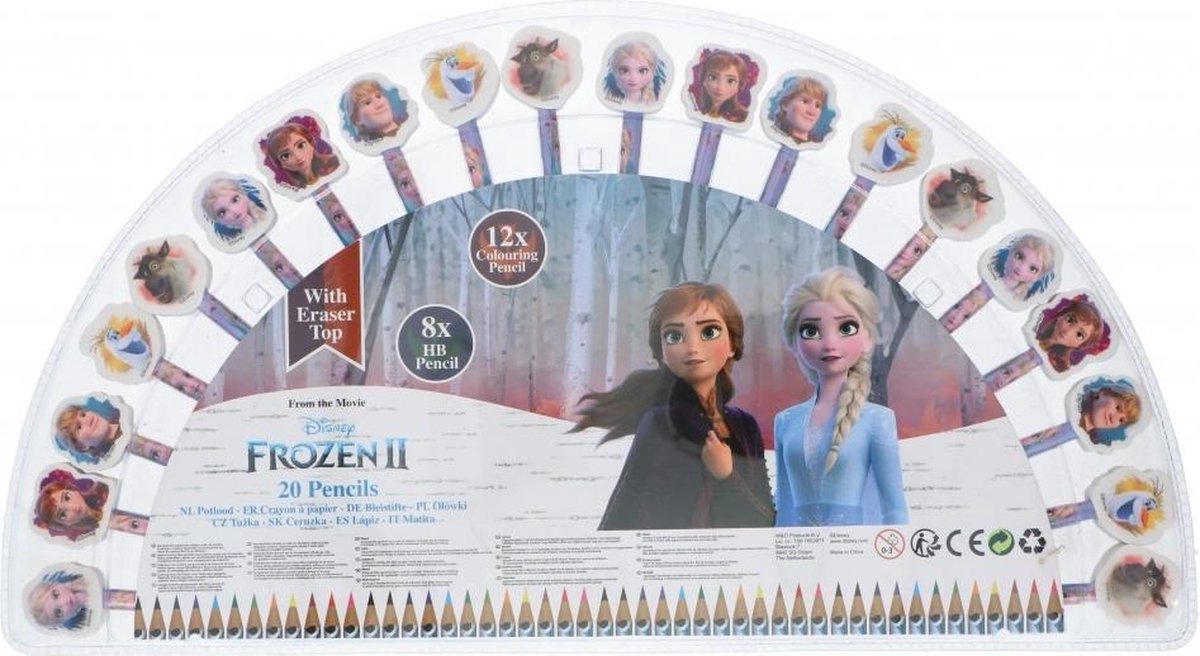 Disney Potlodenset Frozen Ii Junior 20-delig