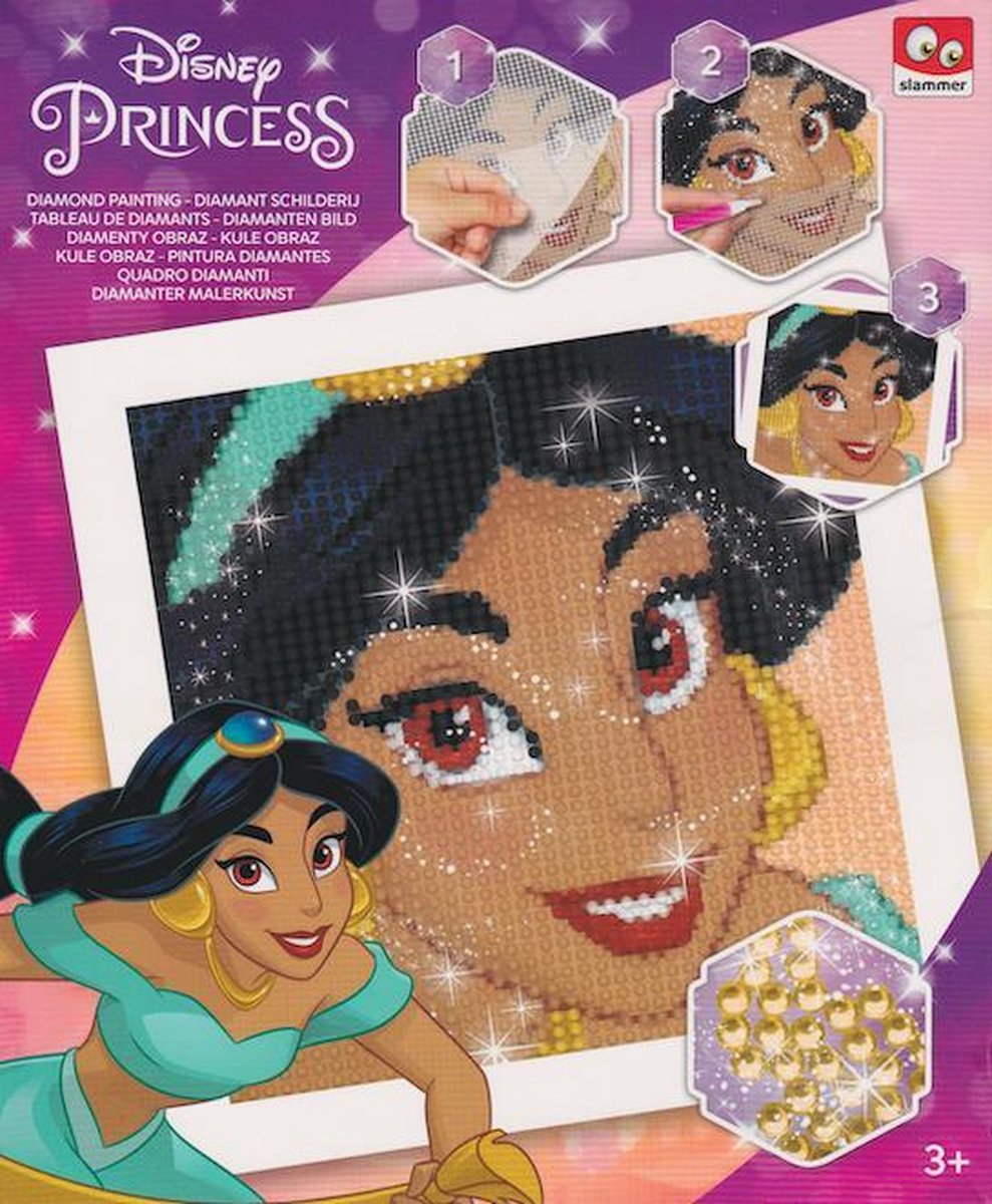 Disney Princess - Diamond Painting - Diamant Schilderij - Jasmine Aladdin