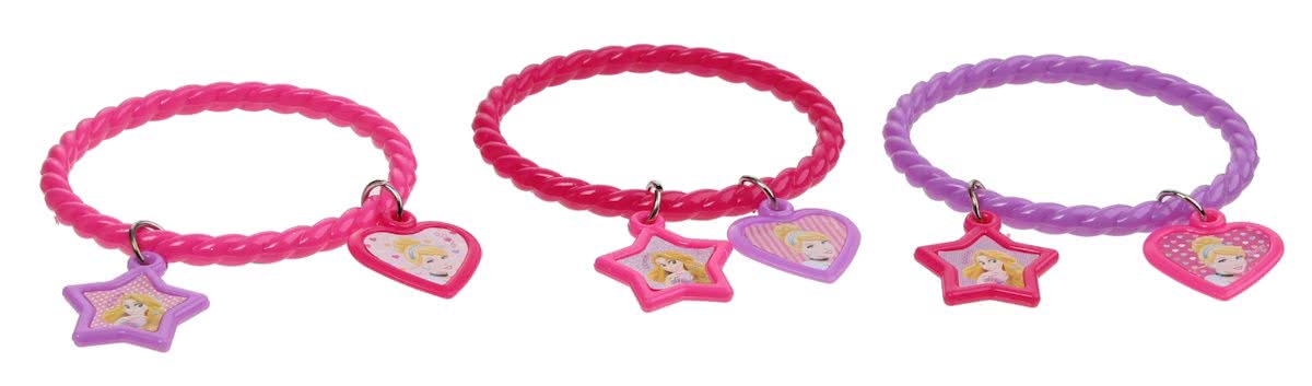 Disney Princess Armbandjes Roze 3 Stuks