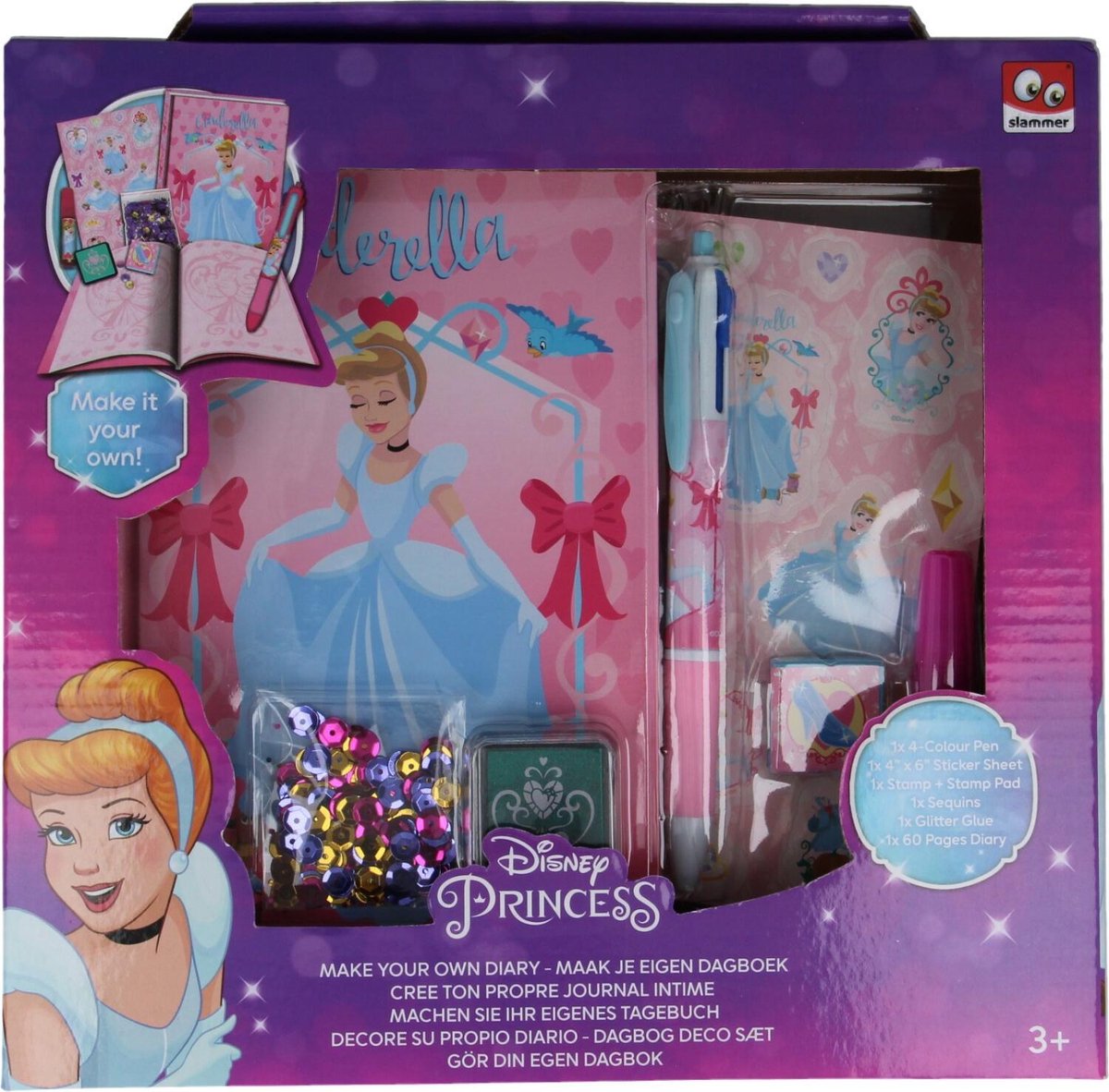   Princess Make Your Own Diary Cinderella