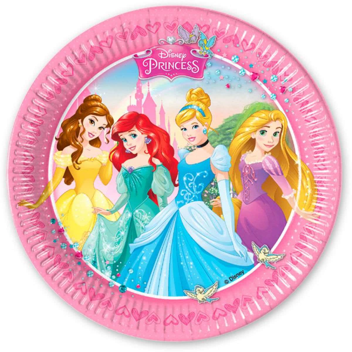 Disney Prinsessen Borden Versiering - 8 stuks