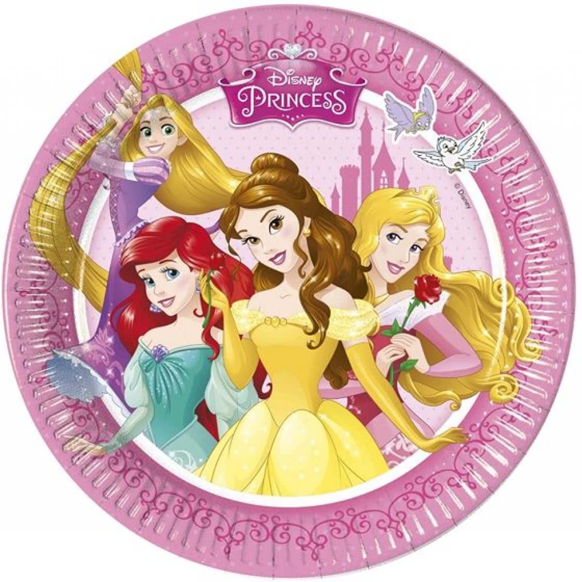 Disney Prinsessen Borden Versiering 20cm - 8 stuks