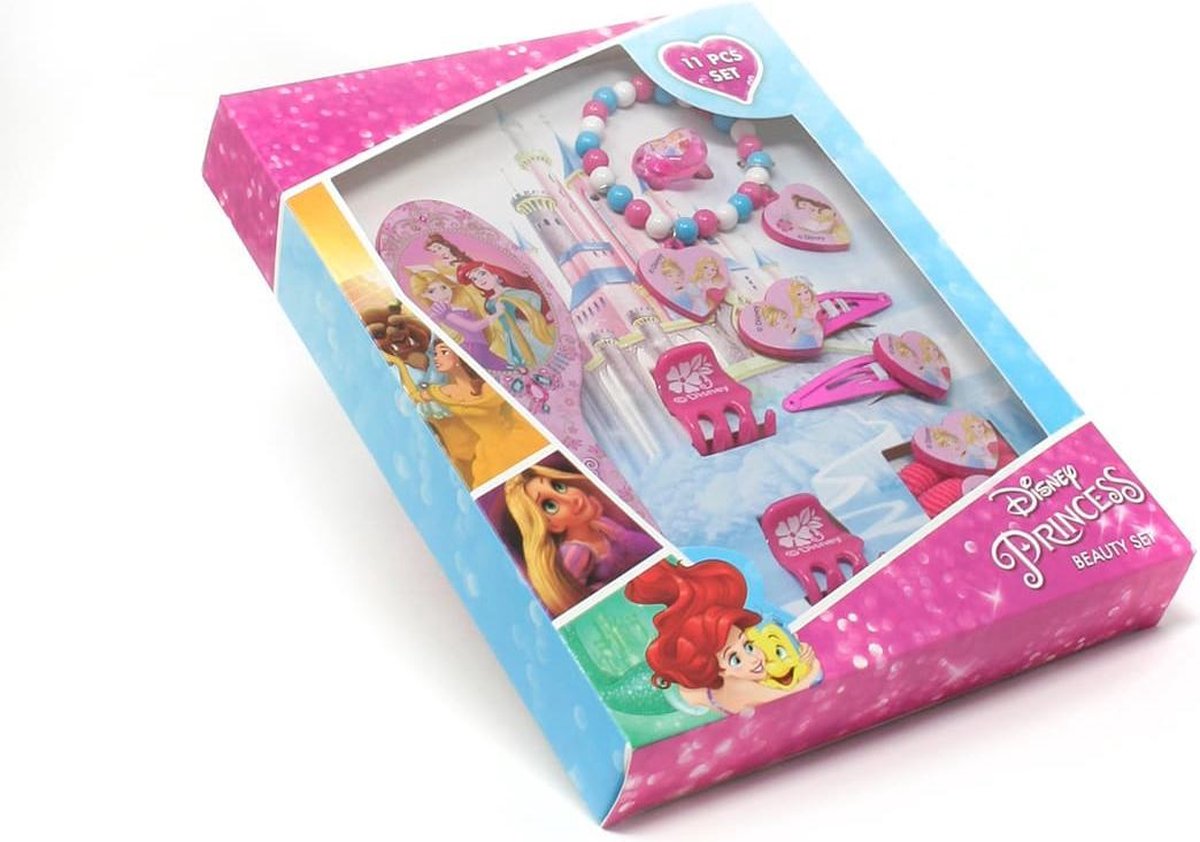 Disney Prinsessen haar en schoonheid set (Roze)