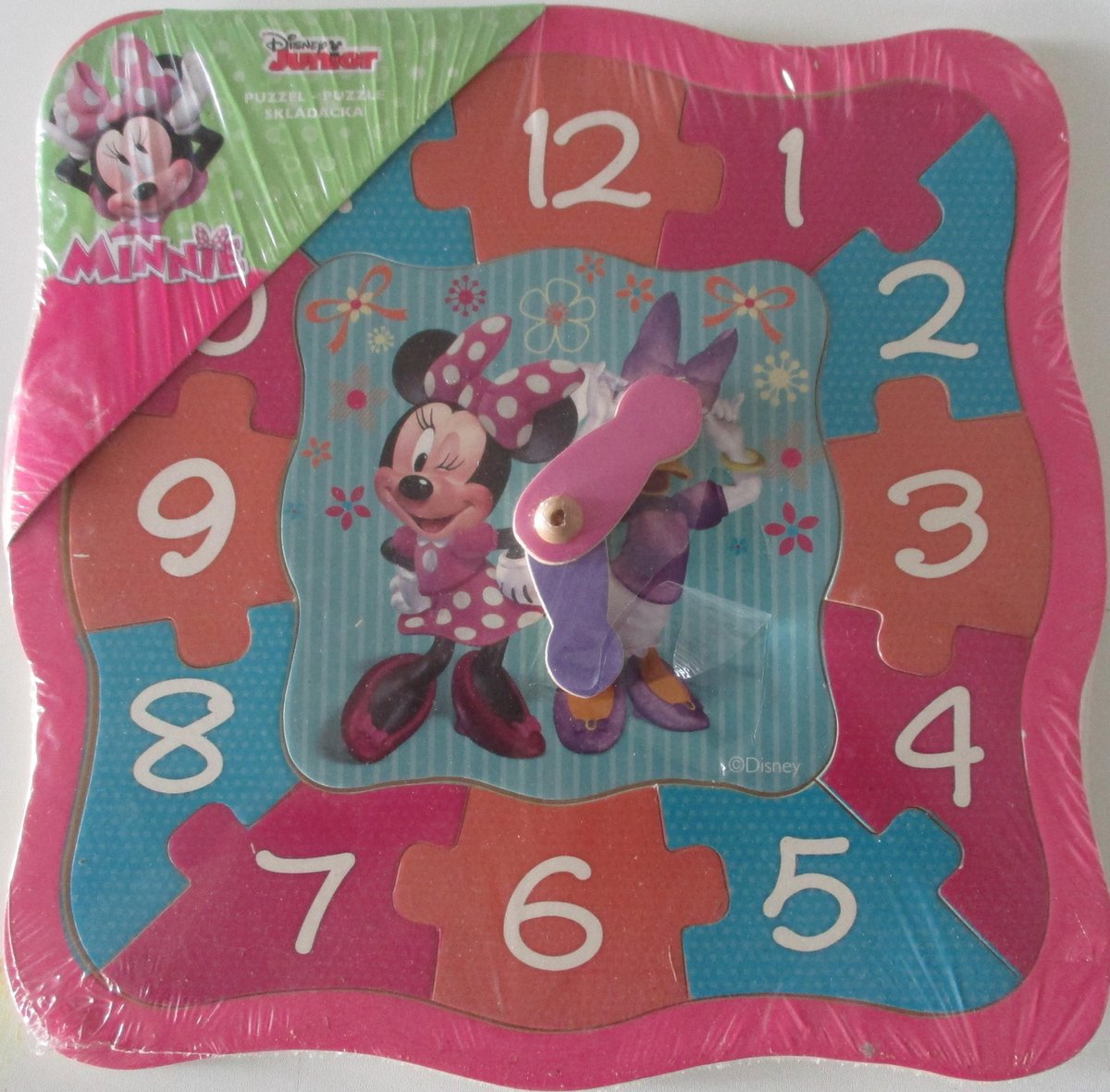   Puzzelklok Daisy Duck & Minnie Mouse