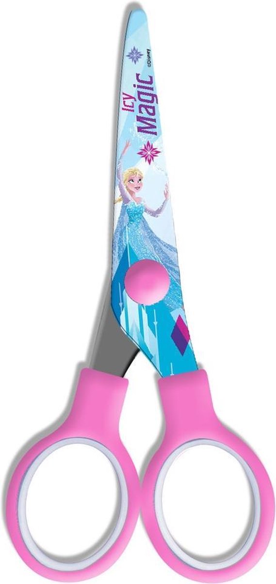 Disney Schaar Frozen Meisjes 13,5 Cm Staal Blauw/roze