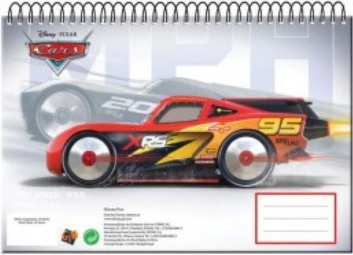     Cars Junior 31 Cm Papier Rood 30 Paginas