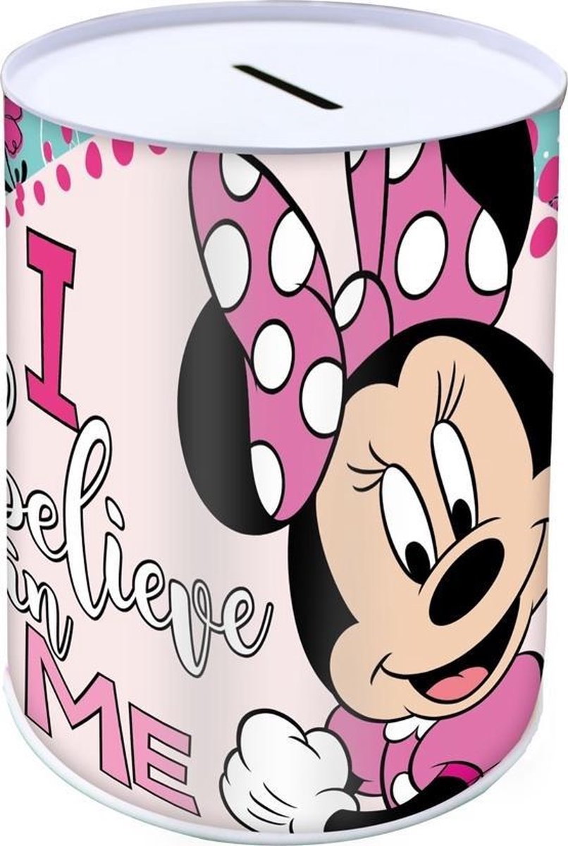 Disney Spaarpot Minnie Mouse Meisjes 10 X 15 Cm Staal