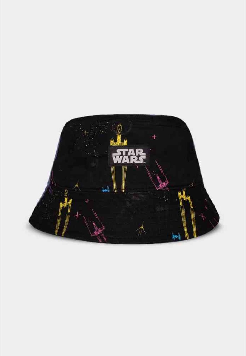 Disney Star Wars Bucket Hat / Vissershoed Kids Space Fight Grijs